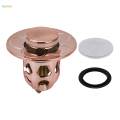 Bathroom Sink Stopper,Universal Basin Up Bathroom Drain Stopper , for 1.1~1.5 in Standard Drain Holes ,Anti Clogging Bathroom Sink Drain Strainer. 