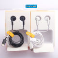 Realme Buds Classic Wired Earphone Type C 3.5mm In-Ear Headset 14.2mm Audio Drive HD Microphone Built-In Music For Smartphone. 