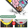 UCUC for iPhone 6 / 6S Case Korean Group BTS Cover Shockproof Soft Silicone Ultra Thin TPU Phone Case. 