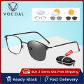 Vocoal Men Women Glasses Fashion Polarized Sunglasses Photochromic Auto Color Changing Sunglasses Anti Blue Ray Driving Glasses Dual-Use HD Reading Glasses. 