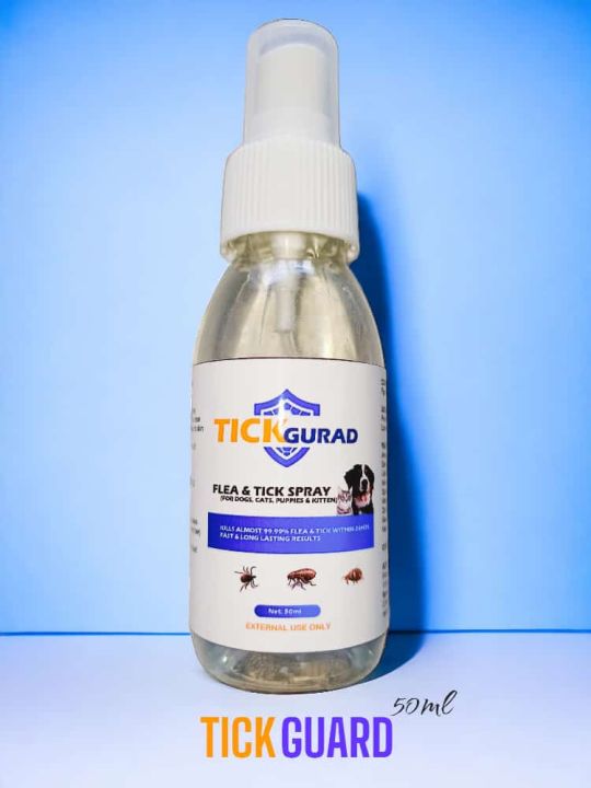 Tick and flea spray for cats, dogs and birds to remove parasites-50ml