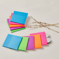Color Transparency Sticky Note Pads Waterproof Self-Adhesive Memo Notepad. 