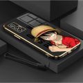 Casing For Vivo X70 5G X70T Vivo X70 Pro Luxury Cartoon OnePiece Luffy Camera Protection Phone Case Plating Edges Silicone Soft Cover With Free Lanyard. 