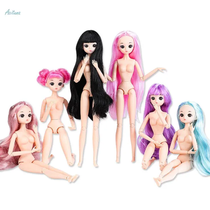 1/6%20Scale%20Flexible%20BJD%2026%20Jointed%20Girl%20Doll%20Body%20with%20Gray%20-%20Image%203