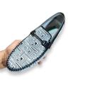 Formal  shoes for men in white color self print design. 