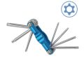ZT - Licota Made in Taiwan 7 Pcs Folding Tamper Torx Key Set. 