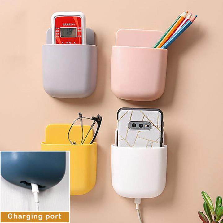 Multi function Wall-Mounted Mobile Phone Plug Holder U Shape Mobile Holder