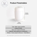 Vocoal Air Humidifier Mini Night Light Portable Mist Sprayer USB Electric Air Humidifier 300ML Cool Water Mist Maker with Warm Night Light With 2 Working Modes for Home Office Car. 