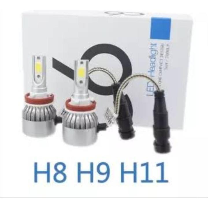 C6 H11 Led Bulbs 2Pc For Cars Headlight And Foglight