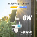 Ezviz 4+4 mp HB90 Dual Kit with Solar Panel Battery Powered Wireless Wi-Fi IP Camera Outdoor Pan/Tilt Security CCTV Camera | AOV Mode 2.0 | Human & Vehicle Shape Detection | Color Night Vision | Weatherproof | Two-Way Talk | Supports Up to 512GB Storage. 