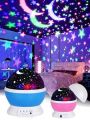 Star Projector Night Light for Kids – Rotating Galaxy Ceiling Lamp with LED Color Changing – Type-C & Battery Operated – Bedroom & Nursery Decoration. 