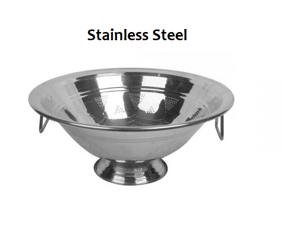 Multifunction Mesh Net Food Rice Strainer Stainless Steel Keema Sifter / Channi - Sizes are Available - 1 Pc - Stainless Steel Colander Rice & Noodles Strainer Multifunctional Rice Washing Washer Cleaning Drain Filter Kitchen Tool