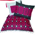Relaxsit (Pack of 3) Traditional Floor Cushion covers and with inserts option 24" x 24", Throw Pillow 18" x 18" and Deck pillow 12" x 18' (pack of 3) with filling case and only covers both options available.. 