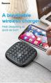 BASEUS BV Weaving Texture 5W / 7.5W / 10W FAST Wireless Charger Qi Wireless Charging Pad - BLACK. 