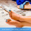 Matte Clear Acrylic Toe Nail Tips Short Nail Tips Soft Gel for Toenail Extension Full Cover Artificial French Foot Makeup Tools. 