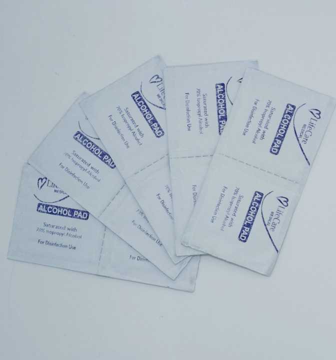 100 pieces Alcohol Pad /Alcohol Swab - 70% Isopropyl