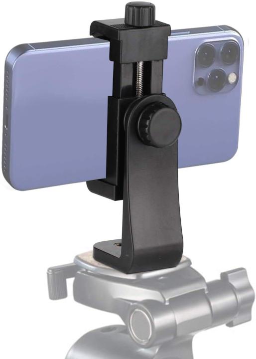 Tripod%20Clip%20Bracket%20Holder%20For%20Mobile%20Phone%20With%201/4%20inch%20Nut%20Two%20Screw%20Holes%20For%20Vertical%20/%20Horizontal%20Mounting%20-%20Tripod%20Clip%20For%20Phone%20-%20Black%20-%20Image%207