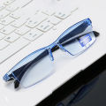 New Anti Blue Ray Reading Glasses Smart Automatic Zoom Reading Glasses Autofocus Power +1.0(100) ~ +4.0(400) Half-Rim Unisex. 