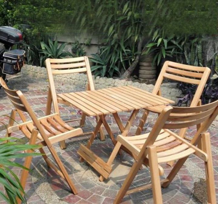 Portable%20High%20Quality%20wooden%20folding%20Set%204%20Chairs%20and%201%20Table/Outdoor%20Picnic%20Solid%20Beach%20Wood%20folding%20Set%204%20Chairs%20and%201%20Table.%20-%20Image%203