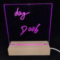 3D Desk Lamp DIY Handwritten Message Board Night Light, Changing Illusion Night Light Smart Touch Switch LED Lighting Creative Gift Toys Decorations. 