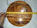 Wooden Chakla , Round Chapati Chakla, Perfect for Making Chappati at Home, Wooden Roti/Chapati Maker, Wood Rolling Chakla and Rolling Pin Set (Chakla Belan) Pin roller, dough making roller and chkla, roti maker chakla belan useful kitchen ite. 