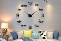 Big Elevn 3D Wooden DIY Wall Clock with Decoration Set for Living Room, Office, and Home Décor. 