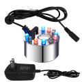 24V Color Changing Ultrasonic Mist Maker Fogger Air Humidifier 12 LED Without Adapter. 