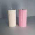Aesthetic Lining Scented Pillar Candle Multicolor Home Decor & Gifts. 