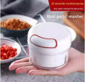 Premium 3-Blade Manual Speedy Chopper – Compact Power for Your Kitchen!. 