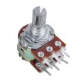 Spreeshop 2 Pcs Silver Metal B50K 50K Ohm 6-Pin Dual Trim Potentiometer 3.8 x 2.8 x 1.7cm. 