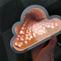 Cloud Tulip Lamp DIY Tulip Night Light Cloud Tulip Mirror Night Light Table Lamp-Purple. 