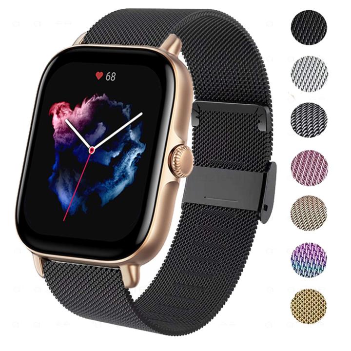 Metal Strap for Amazfit GTS 3 Smartwatch Stainless Steel Bracelet for Amazfit GTS 2 mini/GTS 2e/GTS 2 Watch band Accessories