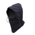 Neck Warmer Motorcycle Helmet Cap - Men's and Women's Winter Windproof Cap Thick Double Warm Face Cover Cap, Black Thermal Fleece Balaclava Hood Skiing Cycling Motorcycle Full Face Mask. 