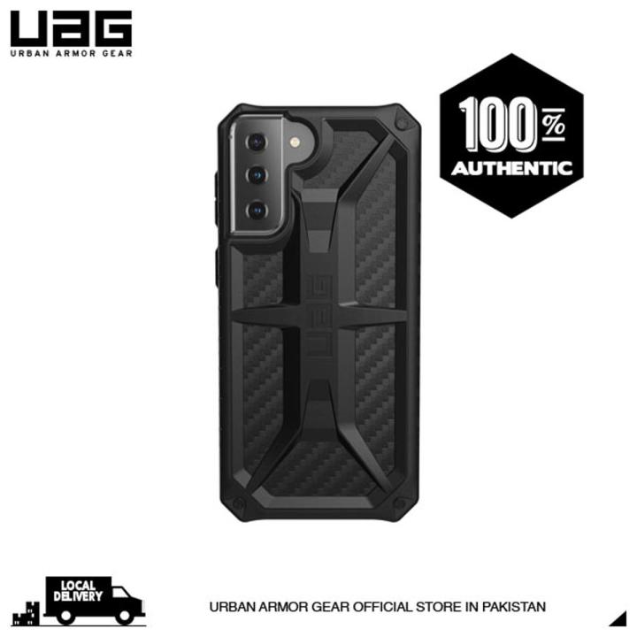 UAG Samsung Galaxy S21 Plus Monarch Case – Carbon Fiber
