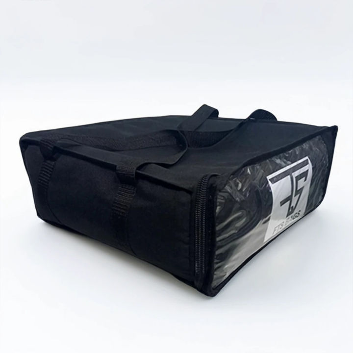Insulated Pizza Delivery Bag, 15 Inch Waterproof Oxford Cloth, Fits Up to 14 Inch Pizzas