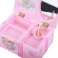 Dancing Girl Music Box, Jewelry Storage Case Pink Music Box Jewelry Storage Box, Home Decor for Storage Family and Friends Festival Gift'. 