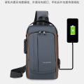 Bagzillas: Men's Anti-theft Waterproof Cross body Bag For Girls Cross Body Bag For Men Chest Shoulder Messenger Backpack USB Port With Num Lock Crossbody Bag. 