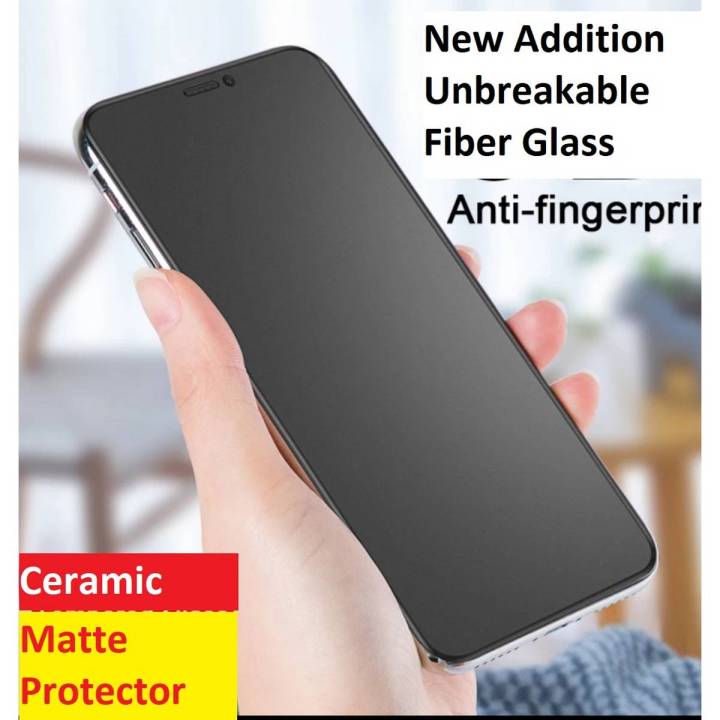 iPhone 11 Ceramic Matte Protector Tempered Glass 9D Screen Protector Hybrid Film Unbreakable anti-Shock Glass