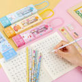 Pencil Sharpener Exquisite Cartoon Rabbit Pattern Ruler Eraser Stationery. 