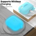 Migimi AirPods Pro Case, Armor Protective Silicone Cover Compatible with AirPods Pro (2019) Fluorescent Blue. 