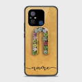 Xiaomi_ Redmi 12C Cover - Personalized Alphabet Series - HQ Ultra Shine Premium Infinity Glass Soft Silicon Borders Case. 