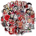 Money Heist TV Show Professor Tokyo Berlin Nairobi Denver DIY Sticker Water Proof Decal Vinyl for Car Skateboard, Phone, Laptop, Luggage & Guitar – 50 Pieces. 