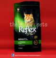 Reflex plus Adult cat food. 