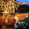 5M LED String Fairy Lights With 50 Ball Shaped Bulbs For Home And Outdoor Decoration. 