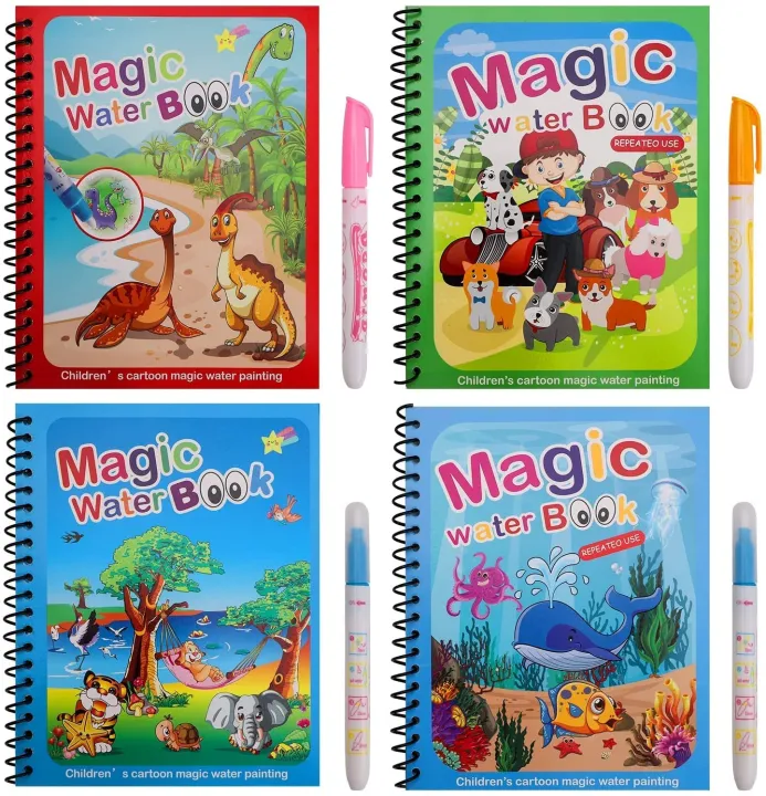 Magic%20Water%20Book;%20Water%20Drawing%20Book,%20Magic%20book%20for%20kids.%20Reusable%20Doodle%20Book%20with%20pen%20for%20Kids%20to%20Learn%20and%20Develop%20Art%20Abilitytethers%20-%20Image%204
