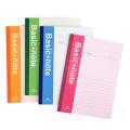 Basic+Note Spiral Note Book Narrow Line - 8mm X 30 Lines - 60 Sheets - A4 Size - Yellow. 