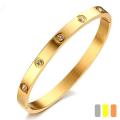 Latest Gold Plated Flower Stainless Steel Bracelet for Girls and Women. 