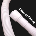 Flexible Universal Washing Machine Pipe Drain Pipe Washing Machine Three-faced Pure Pvc Plastic Meterial High Quality. 