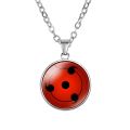 Anime Sharingan Eye Necklaces Uchiha Kakashi Mangekyou Pendant Necklace Goth New Fashion Chokers For Fans Women Men Gift. 