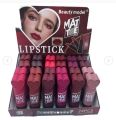 Beauty Model Matte Lipstick Box - Set of 24 Vibrant Shades. 